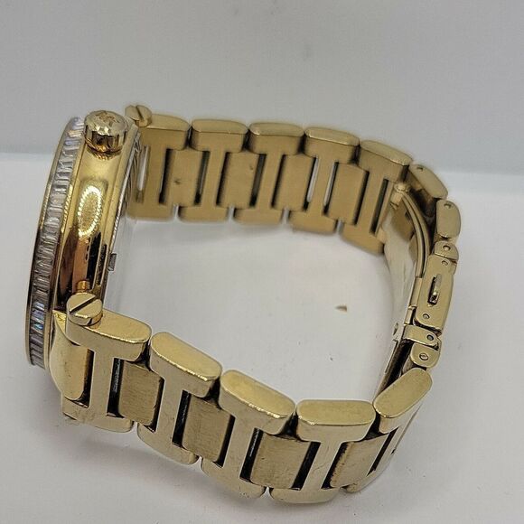 Michael Kors MK5867 Women's Stainless Steel Analog Champagne Dial Watch BC879 - Picture 8 of 10